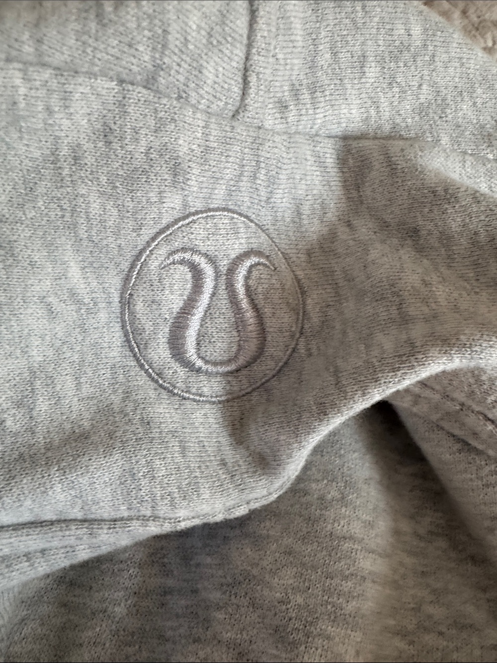 lululemon athletica Light Gray Half-Zip Hoodie - Picture 6 of 7